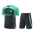 Kit Treino adulto - Camisa e Shorts - Barcelona Nike 23/24 - Cinza e verde