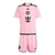 Kit Infantil Inter Miami II 24/25 - Adidas - Rosa com detalhes em preto