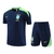 Kit Treino adulto - Camisa e Shorts - Seleção Brasileira Nike 24/25 - Azul com detalhes em verde - comprar online