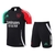 Kit Treino adulto - Camisa e Shorts - Arsenal Adidas 24/25 - Preto com detalhes em verde e vermelho e branco - comprar online