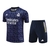 Kit Treino adulto - Camisa e Shorts - Real Madrid Adidas 24/25 - Azul com detalhes em roxo - comprar online