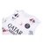 Kit Treino adulto - Camisa e Shorts - Paris Saint-Germain Nike 24/25 - Branco e azul com detalhes em vermelho na internet