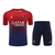 Kit Treino adulto - Camisa e Shorts - Paris Saint-Germain Jordan 24/25 - Azul e vermelho