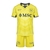 Kit Infantil Napoli Goleiro 24/25 - EA7 - Amarelo com detalhes em azul
