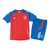 Kit Treino adulto - Camisa e Shorts - Seleção Espanha Adidas 24/25 - Azul e vermelho - comprar online