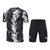 Kit Treino adulto - Camisa e Shorts - Juventus Adidas 23/24 - Branco e preto