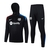Conjunto Barcelona Treino 24/25 - Masculino Nike - Preto com detalhes em azul e vermelho