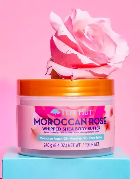 Manteiga corporal Moroccan Rose Tree Hut 240g