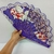Leque Simples | Roxo | Pavão - comprar online