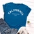 Blusa T-shirt Feminina California Weast Coast USA - comprar online