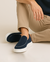 Loafer Ramon Bask Masculino Em Couro Camurça Azul Marinho