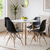 Juego De Mesa Eames Redonda 90x90 + 4 Sillas Eames - comprar online