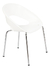 Silla One Cromada Sillón Patas Apilable De Diseño Baires 4 - tienda online