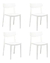 Juego De Comedor Mesa Eames 70x70 + 4 Sillas Rio Baires4