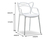 Juego De Mesa Eames 90x90 + 4 Sillas Master Baires4 - Baires 4