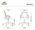 Silla Fresa Negra Mesh Y Marathon Negra Escritorio Baires4 - comprar online