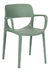 Silla Smile Con Apoyabrazos Comedor/jardin Apilables Baires4 - tienda online