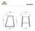 Silla Banco Apilable Milito Base Caño Asiento Pvc Baires 4 - comprar online
