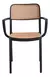 Silla De Comedor Tina Pack X2 Apoya Brazos Plástica Baires4