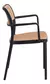 Silla De Comedor Tina Con Apoya Brazos Plástica Baires4 - Baires 4