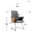 Sillón Wood Ejecutivo Base Visitor Fija Confort Baires4 en internet