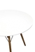 Mesa Redonda Equis 110cm Blanca Estilo Nórdico Baires4 - tienda online