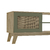 Rack Tv Roble Con Puertas Verde Menta Estilo Nórdico Baires4 - Baires 4