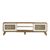Rack Tv Roble Charlotte Con Puertas Color Blanco Baires4 en internet