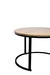 Set Mesas Ratonas Redondas Nido Madera Metal Baires4 - comprar online