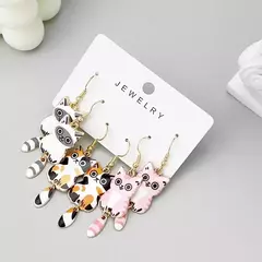 Imagem do Brinco Artesanal Gato Charmoso – Design Único e Elegante