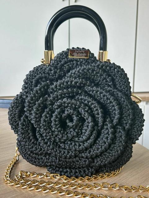 Bolsa Flora - Alça Acrilico e corrente - comprar online