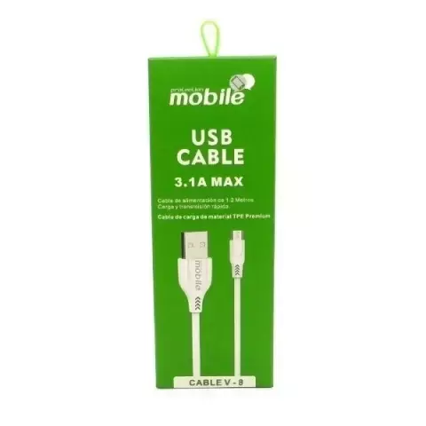 Cable de carga USB A Micro USB Mobile