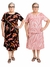 Kit com 2 Conjunto Senhora Camiseta com Saia Evangélica Cristã Feminino Malha Fria Verão Fresco Leve Soltinho