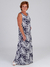 Kit 3 Vestido Senhora Plus Size Malha Fria Longo Regata Verão Solto Liganete Estampado - loja online