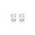 BRINCO DE PRATA OVAL CRISTAL - comprar online