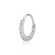 PIERCING DE PRATA HÉLIX CRAVEJADO 8MM FINO - comprar online