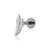 PIERCING DE PRATA PENA BASE RETA - comprar online