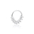 PIERCING DE PRATA DAITH CRAVEJADO - comprar online