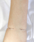 BRACELETE DE PRATA REGULÁVEL V - loja online