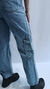 Imagen de JEAN WIDE LEG CARGO CELESTE