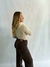 WIDE LEG CHOCOLATE RIGIDO TIRO MEDIO - ISIS DENIM Ropa de mujer Villa Allende