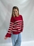 SWEATER RAYADO MANGA OXFORD BZ135 - comprar online