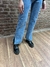 WIDE LEG CELESTE CON TAJO ELASTIZADO DN346 - comprar online