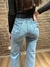 WIDE LEG CELESTE CON TAJO ELASTIZADO DN346 - ISIS DENIM Ropa de mujer Villa Allende