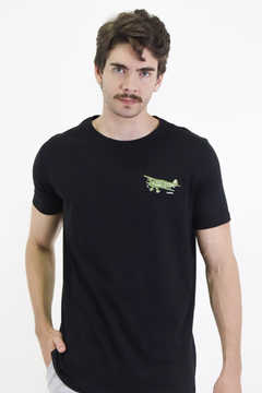 Camiseta Pima Premium Algodão Peruano Avião na internet