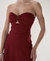 VESTIDO MIDI VINHO na internet