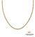 COLAR REDE BAIANA BANHADO OURO 18k 60 CM