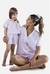 POJAMA ALGODÃO VICHY ROSA MÃE E FILHA - CorPer Concept