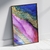 Quadro decorativo Abstrato Ink Colorido - MOLDECOR