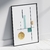 Quadro decorativo Formas Abstratas Douradas - comprar online